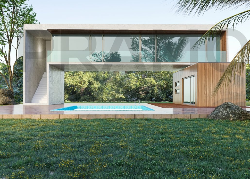 90 متر مربع من وحدات سكنية مكونة من طابقين