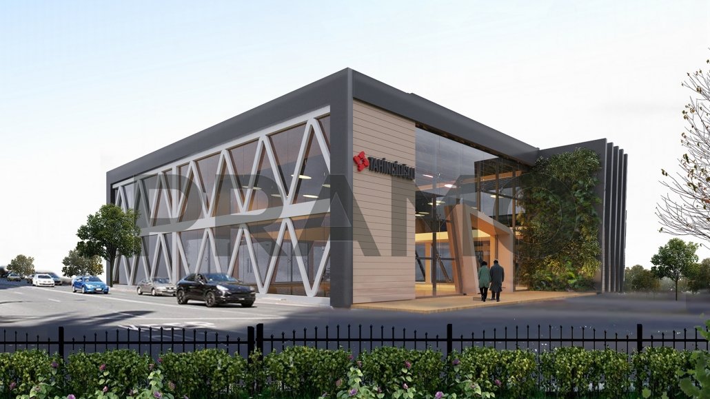 مكتب مبيعات وحدات بمساحة 720 متر مربع