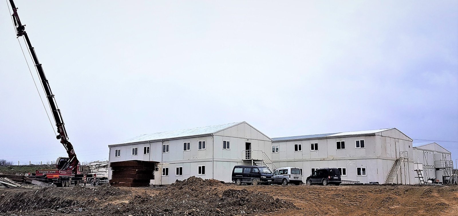 İbni Haldun Üniversitesi Şantiyesi İdari Ofis Binası pramo prefabrik3