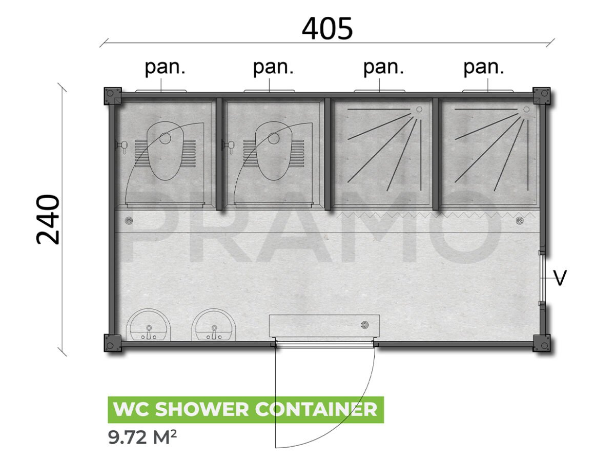 PRM 403 مرحاض - دش